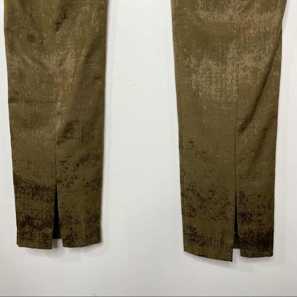 Eileen Fisher Copper Brown Organic Cotton Stretch Slim Leg Pants - Picture 11 of 11